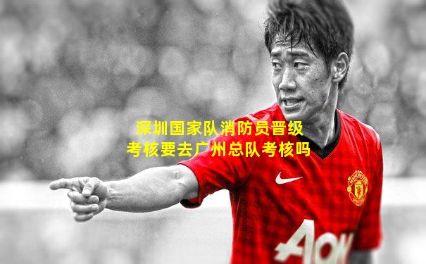 深圳国家队消防员晋级考核要去广州总队考核吗
